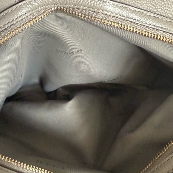 Coach Edie Turnlock Shoulder Bag in Taupe - Picture 9 of 16